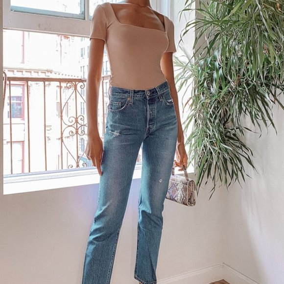 Levi's 501 Jeans Athens Dark Rigid 100% Cotton Ankle Length Denim Size W25 L30 - Picture 2 of 11